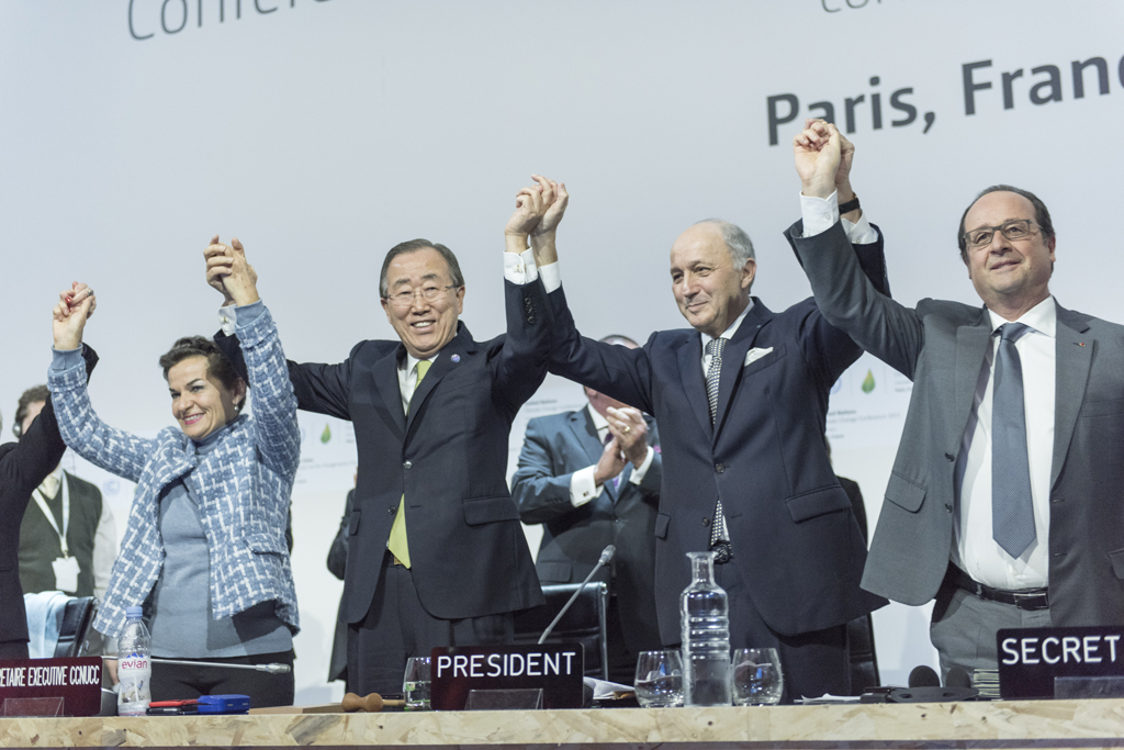 Erfolg für den Klimaschutz: 195 Regierungen haben sich in Paris auf das erste universale Klimaabkommen verständigt.