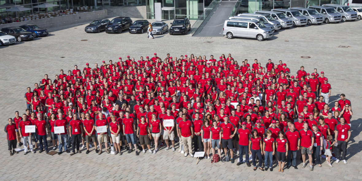 Audi-Freiwilligentag: Gemeinsam für die gute Sache