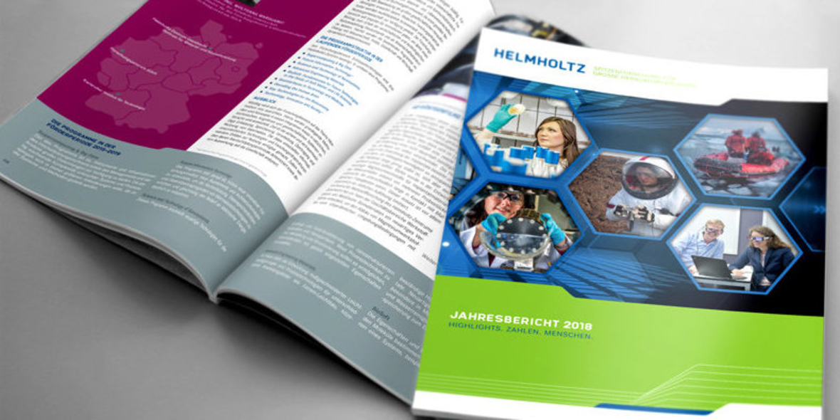 Helmholtz Jahresbericht 2018 erschienen