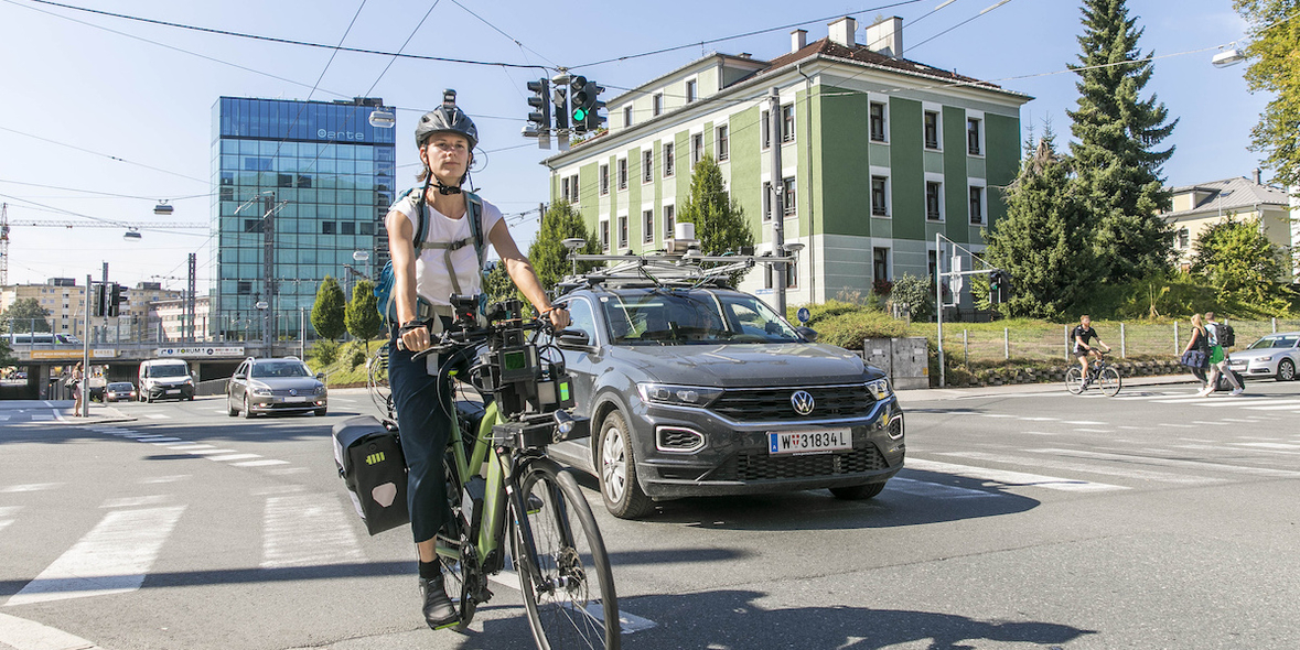 Weniger Kollisionen mit Radfahrenden durch intelligente Verkehrssysteme