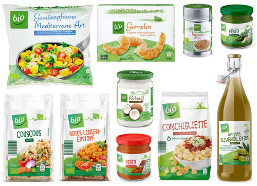 ALDI SÜD hat eine große Auswahl an Bio-Lebensmitteln.
