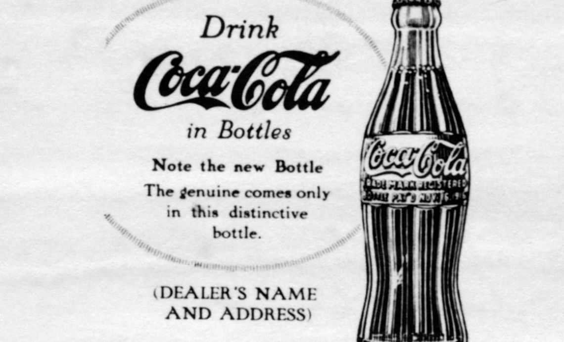 Die Coca-Cola Flasche wurde 1915 in den USA zum Patent angemeldet.