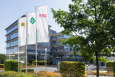Die Schaeffler-Zentrale in Herzogenaurach, Deutschland