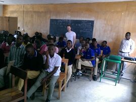 Unterricht in der Mbeya Trade School