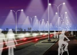 "On-Demand"-Beleuchtungssystem, das nur dann die Umgebung erhellt, wenn sich gerade eine Person, ein Fahrrad oder Auto nähert, Foto: Tvilight BV