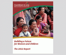 Cover des Berichts "Building a Future for Women and Children". (Screenshot)