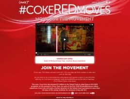 Fu&#776;r die ersten 1.000 eingereichten Videos auf CokeRedMoves spendet Coca-Cola lebensrettende Medikamente fu&#776;r Menschen, die mit HIV infiziert sind. Bild: screenshot