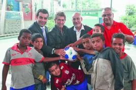 Mit der Volkswagen-Belegschaftsinitiative "A chance to play" unterstützt der Konzern benachteiligte Kinder und Jugendliche in Brasilien.