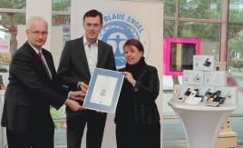 Erste Schnurlos-Telefone (DECT) der Deutschen Telekom mit dem Blauen Engel ausgezeichnet, Foto: Deutsche Telekom