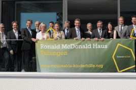 McDonald's Kinderhilfe Stiftung eröffnet erstes Ronald McDonald Haus Baden-Württembergs in Tübingen. Foto: McDonald's Kinderhilfe Stiftung
