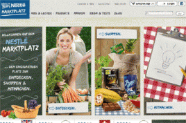 Screenshot: www.nestle-marktplatz.de