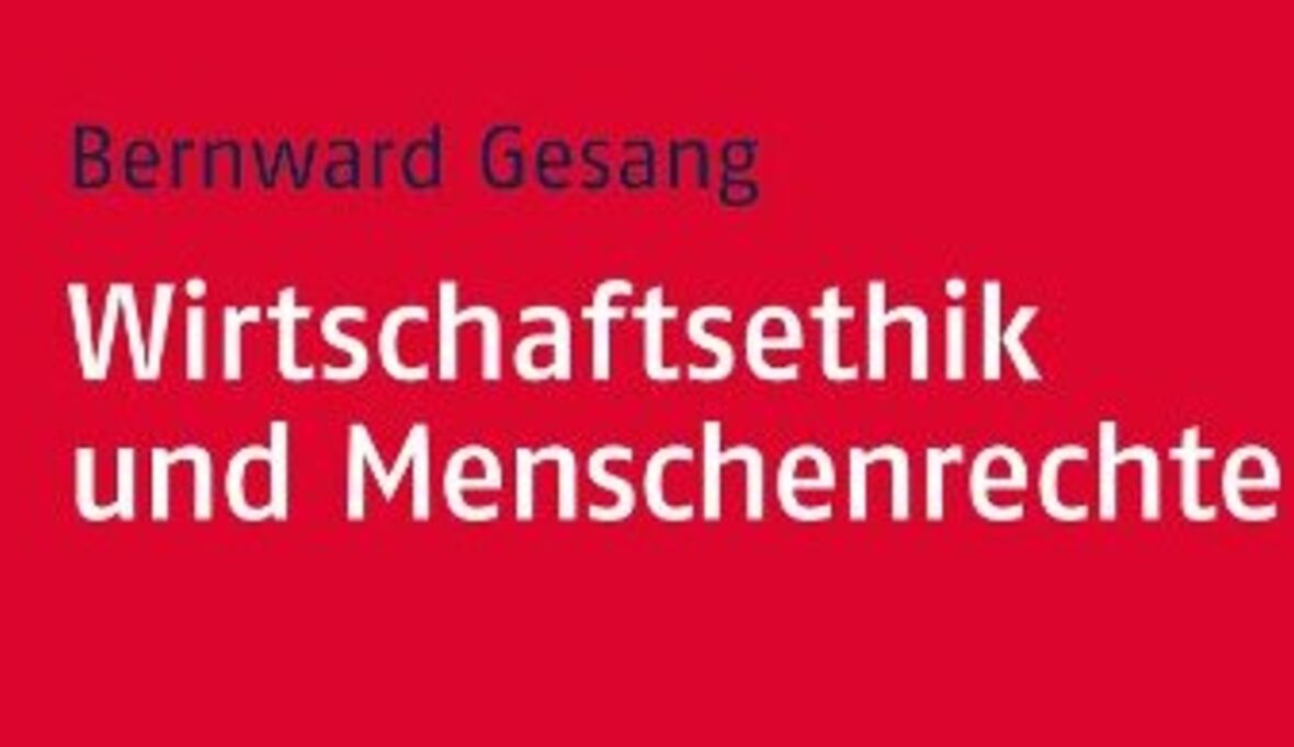 Neuerscheinung: „Wirtschaftsethik und Menschenrechte“