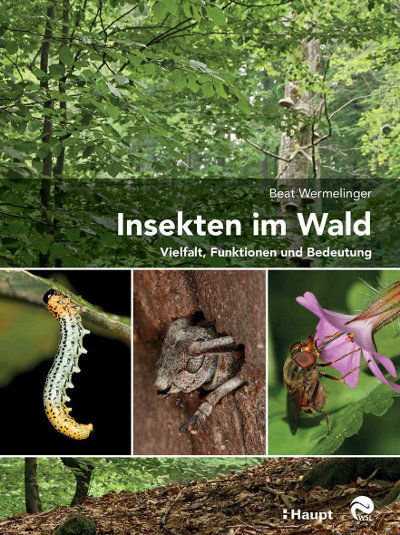 Cover des neuen Buchs "Insekten im Wald".