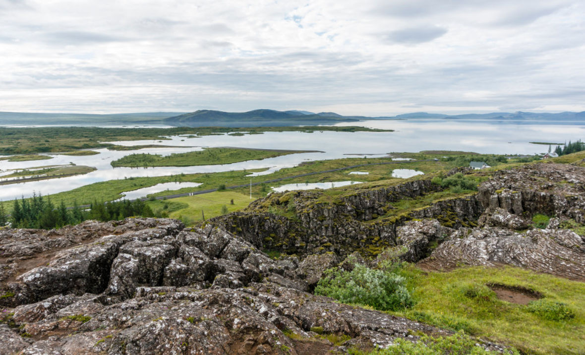 Der þingvellir-Nationalpark.
