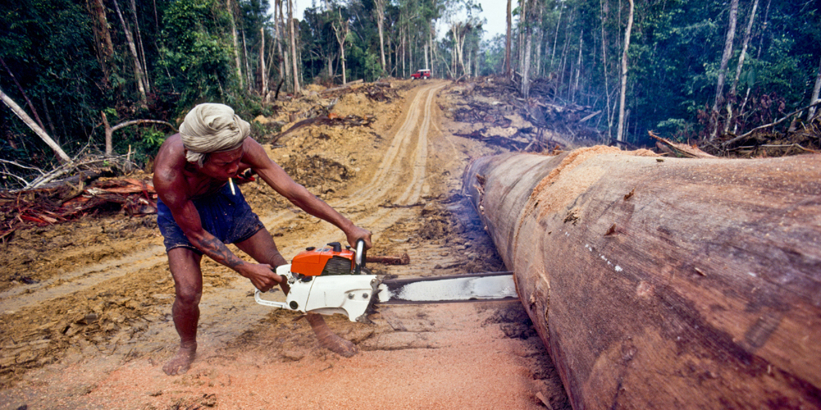Schmutziger Papierhandel