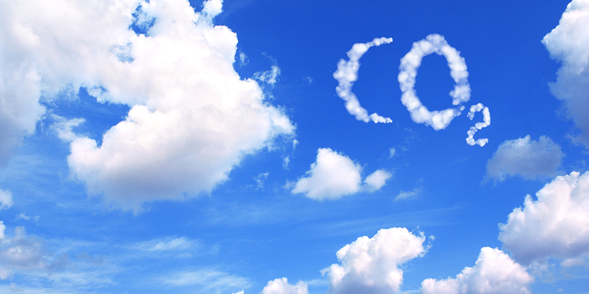 CO2-Emissionen - Wolke im Himmel
