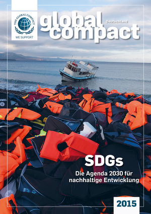 Cover des Global Compact Jahrbuchs Deutschland 2015.