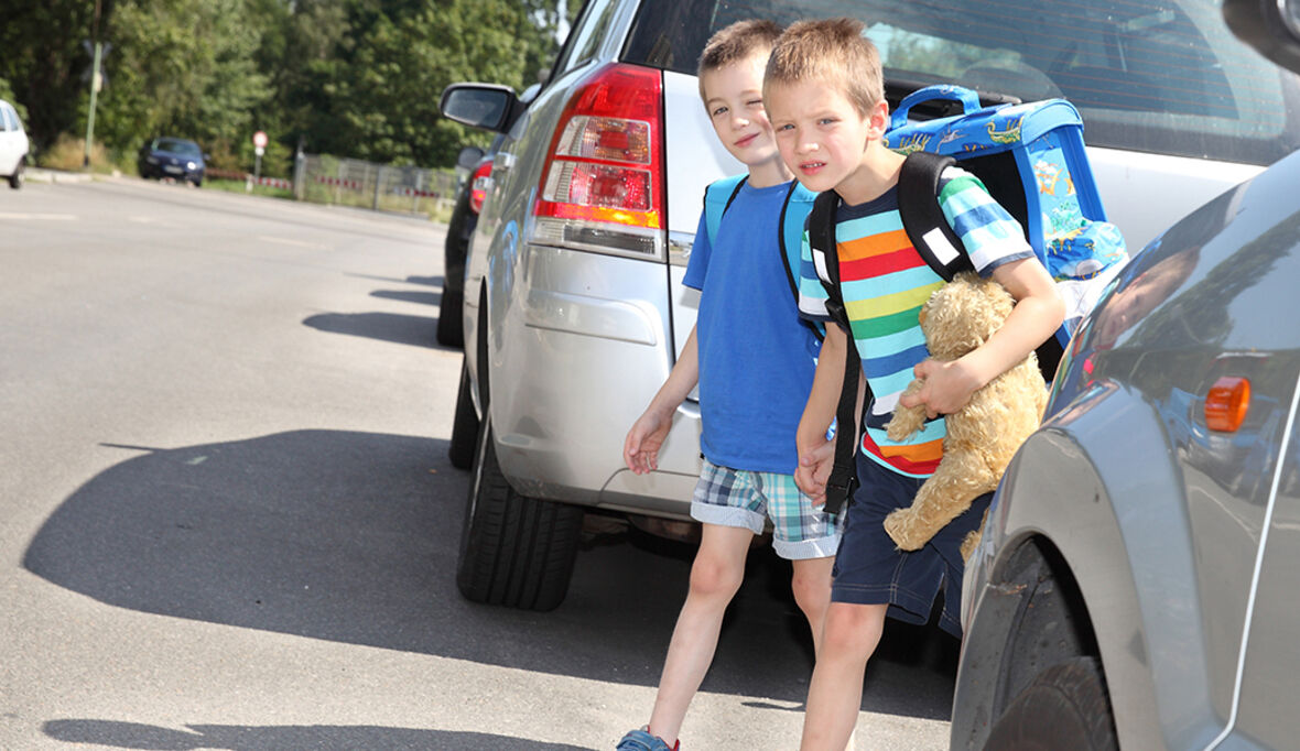 Das Elterntaxi bleibt zu Hause 