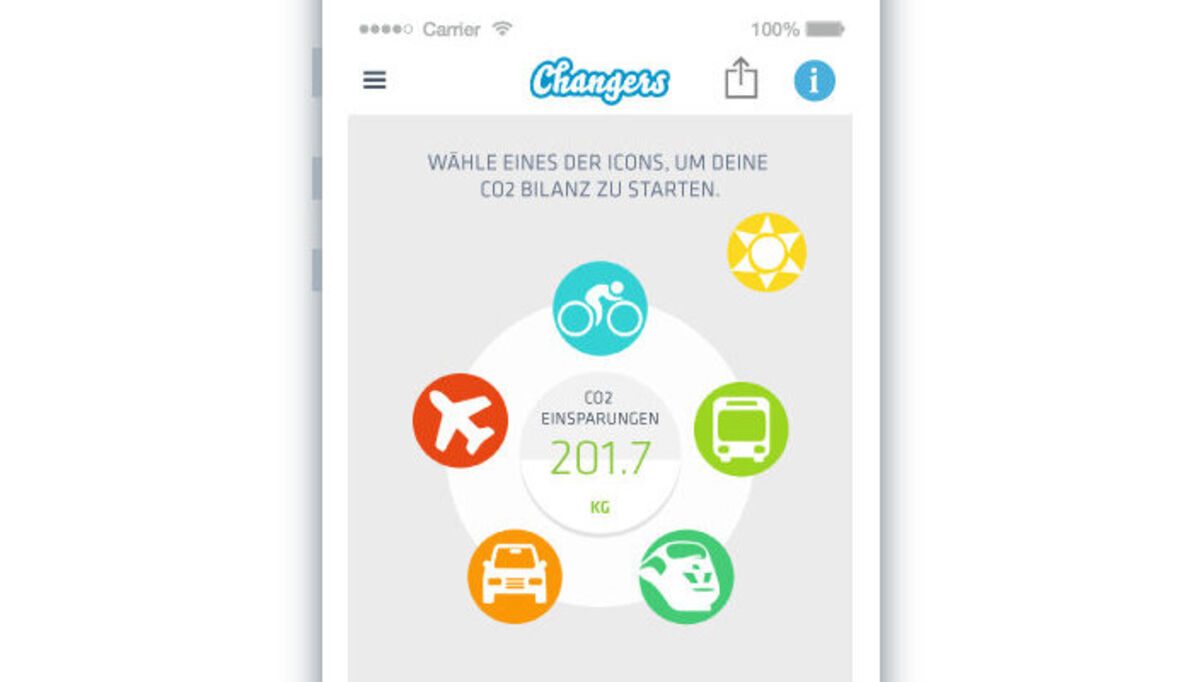 App für mehr Fitness und weniger CO2