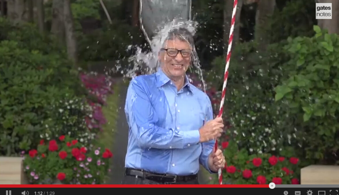 Ice Bucket Challenge: Eiswasserdusche für den guten Zweck