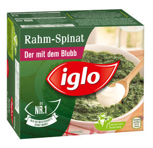 Käpt´n iglo als Nachhaltigkeitsbotschafter auf Produkten von iglo.
