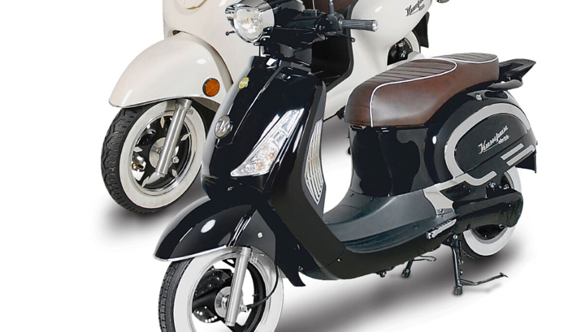 Elektro-Roller im Retro-Look bei Tchibo