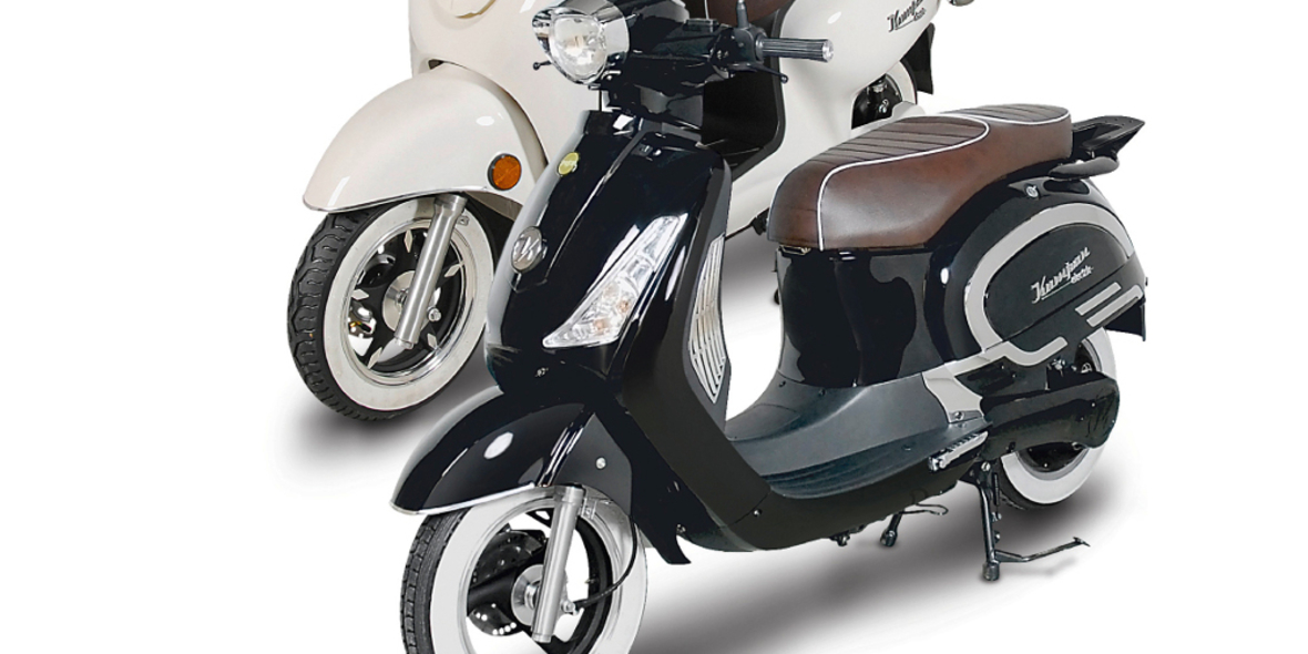 Elektro-Roller im Retro-Look bei Tchibo