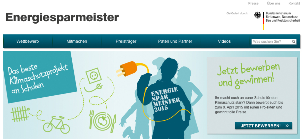Energiesparmeister-Wettbewerb für Schulen startet