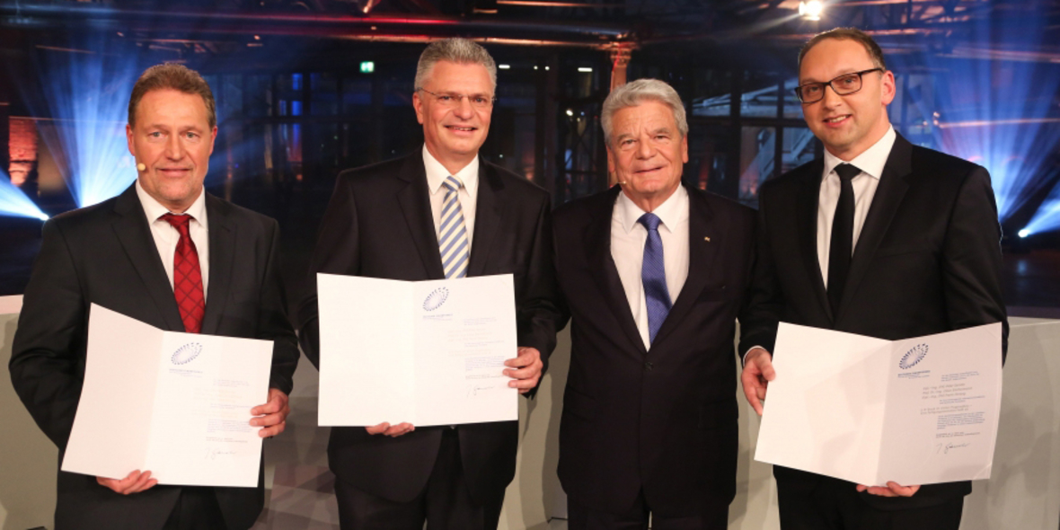 Joachim Gauck verleiht Deutschen Zukunftspreis 2015