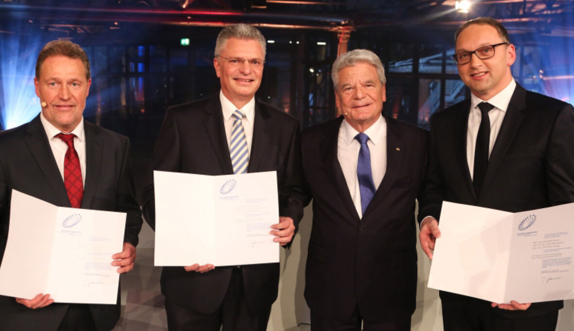 Joachim Gauck verleiht Deutschen Zukunftspreis 2015