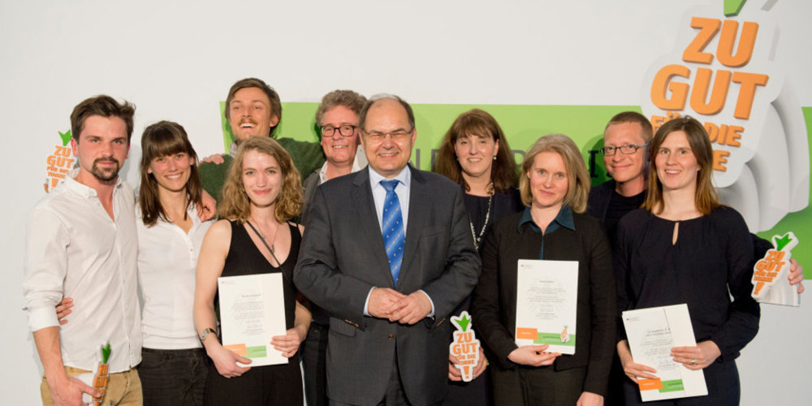 Bundespreis "Zu gut für die Tonne!" erstmals vergeben
