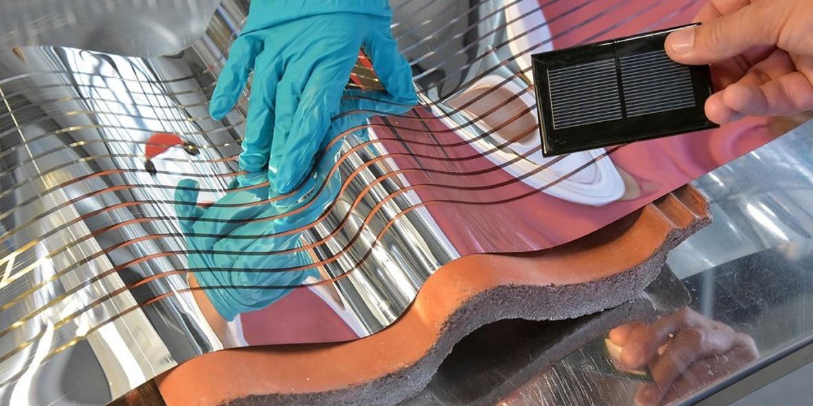 Solarzellen zum Ausrollen