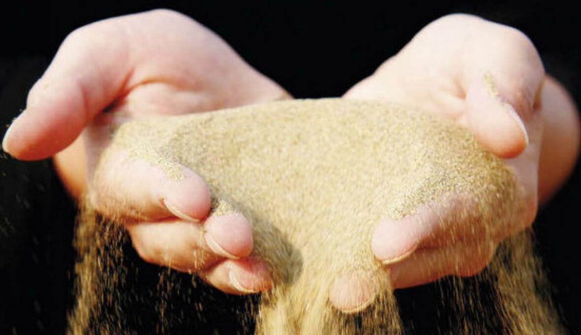 Das Sandvorkommen wird knapp