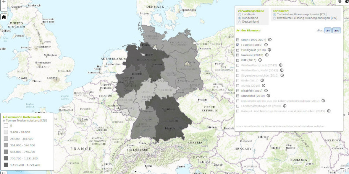 DBFZ stellt Bioenergie-Atlas vor