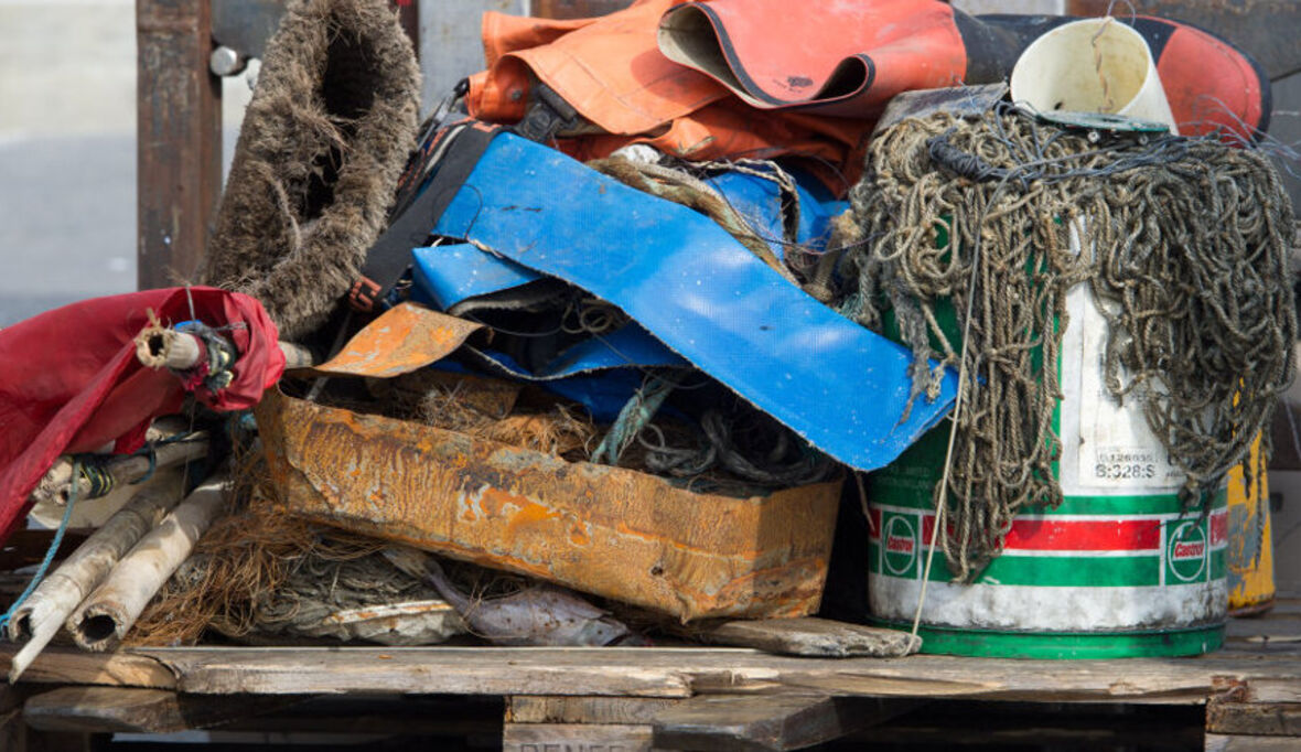 Einsatz gegen Müll im Meer