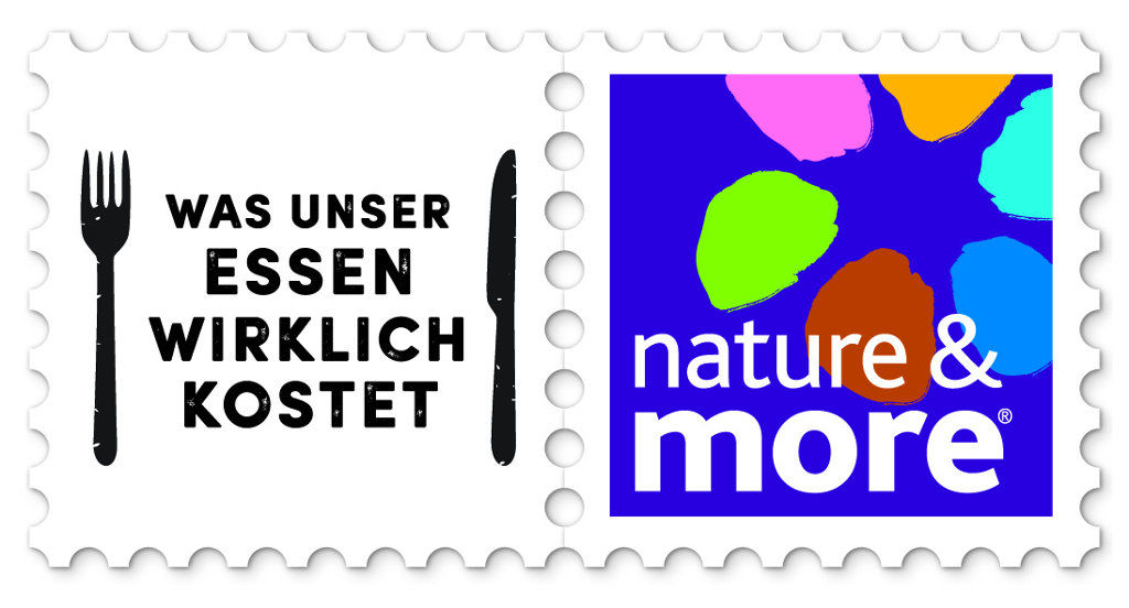 Die Kampagne macht die wahren Kosten konventioneller Lebensmittel sichtbar.