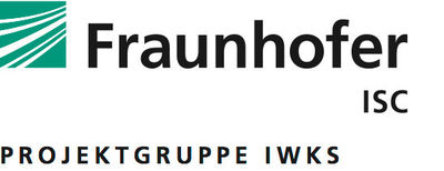 Das Logo der Fraunhofer-Projektgruppe IWKS vor weißem Hintergund.