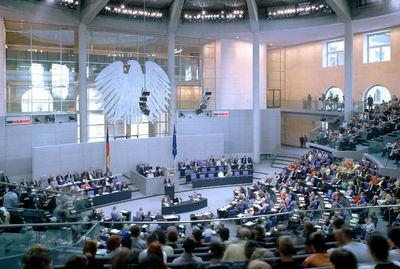 Der Reichstagplenarsaal.