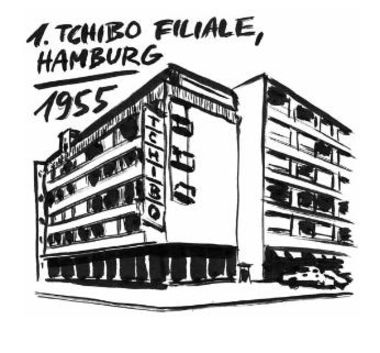 1955 eröffnete die erste Kaffeefiliale von Tchibo in Hamburg.