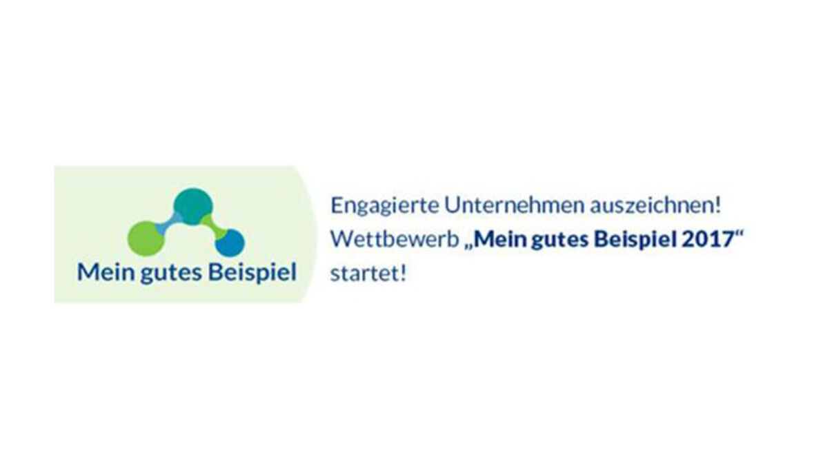 Wettbewerb „Mein gutes Beispiel“ startet