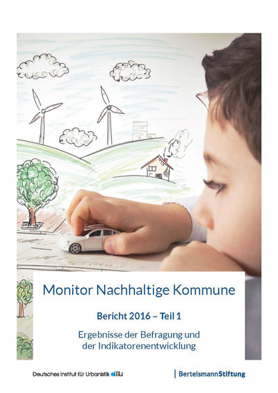 Das Cover der Publikation Monitor Nachhaltige Kommune.