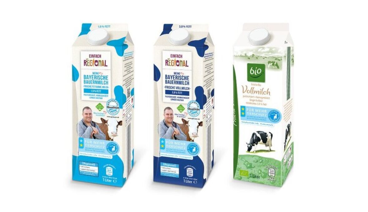 ALDI führt zertifizierte Milch mit Tierschutzlabel ein