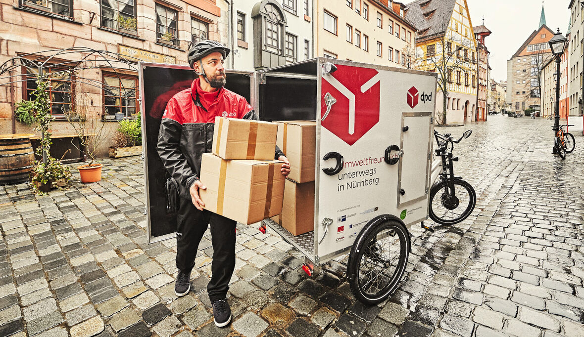 Lastenrad ersetzt Zustellfahrzeug