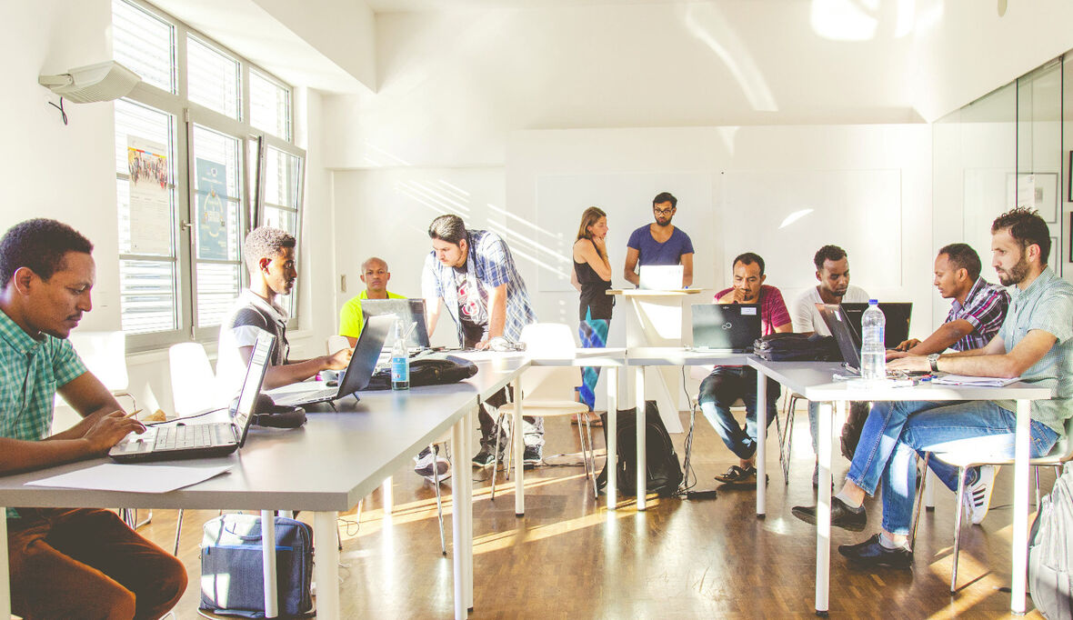 Start-ups helfen Flüchtlingen bei der Jobsuche 