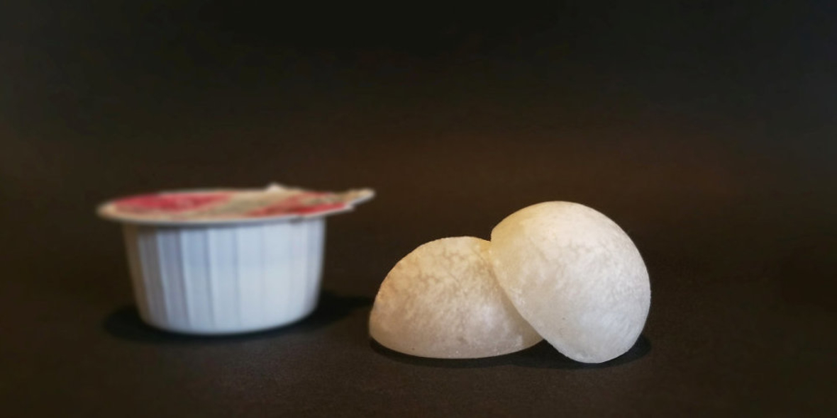 Verkapselte Milch spart Verpackungen 