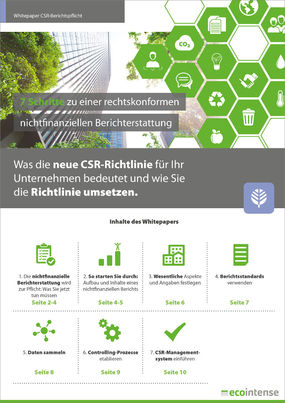 7 Schrite zur Umsetzung der CSR-Berichtspflicht
