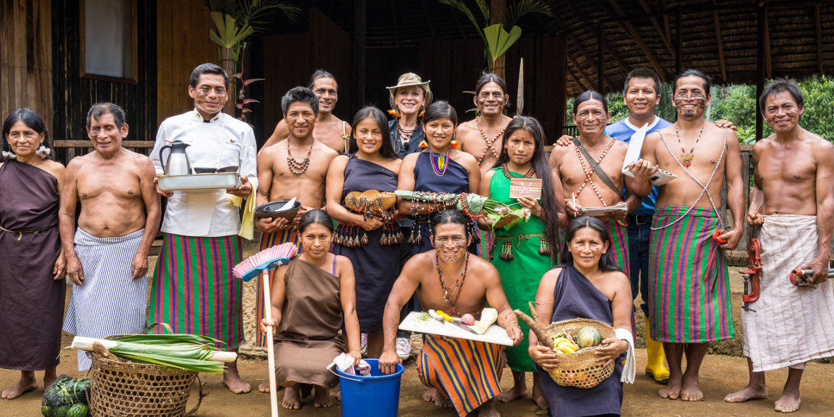 Nachhaltiger Tourismus mit Waldindianern