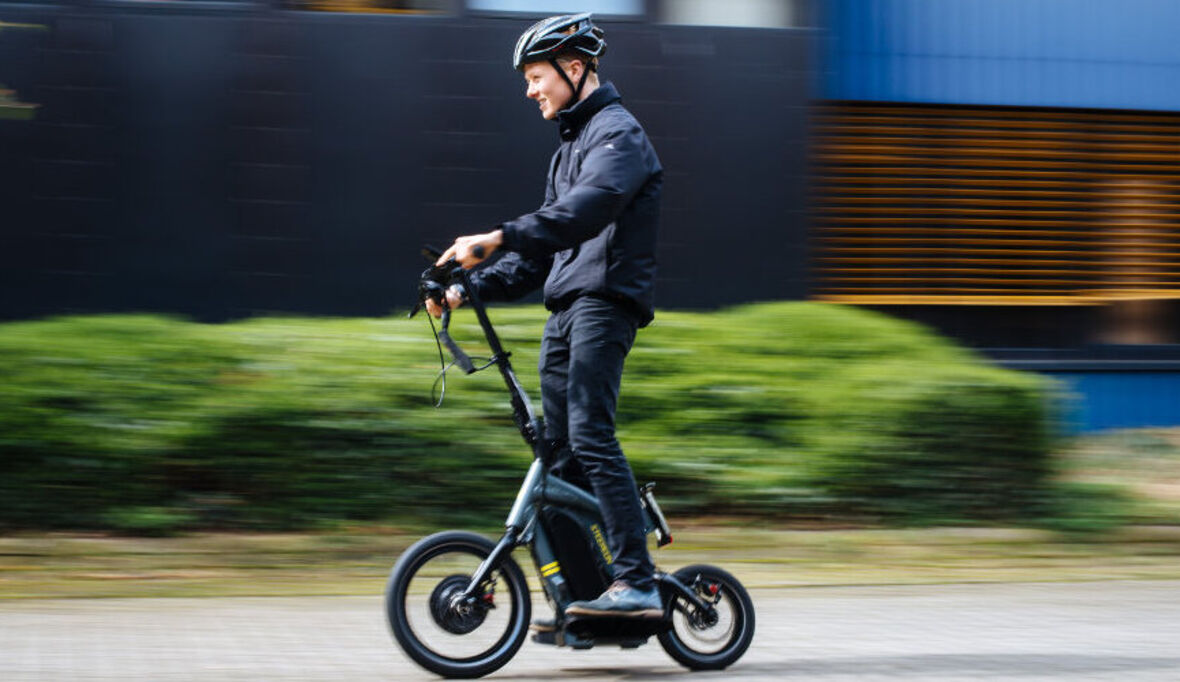  E-Roller mit Allradlenkung
