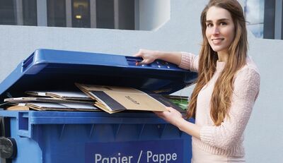 Effizienteres Recycling von Versandkartons 