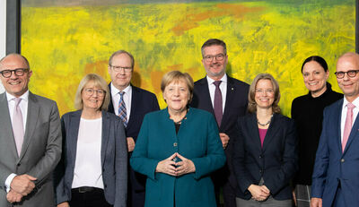 Angela Merkel trifft Vorreiter der Nachhaltigkeit